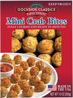 Dockside 20ct Mini Crab Bites - 10 Oz - Image 1