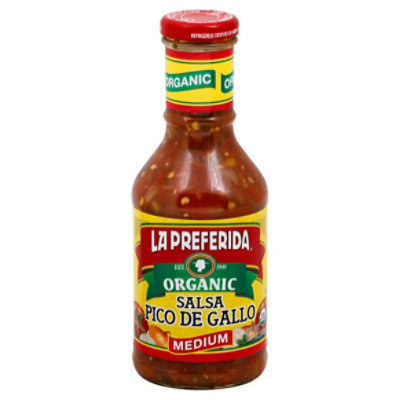 La Preferida Organic Salsa Pico De Gallo Medium - 15.3 Oz
