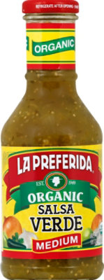 La Preferida Organic Salsa Verde Medium - 16 Oz - Image 2