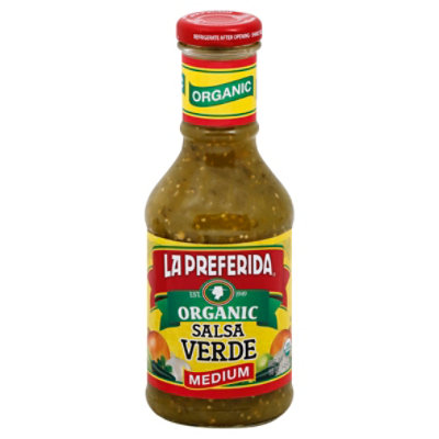 La Preferida Organic Salsa Verde Medium - 16 Oz