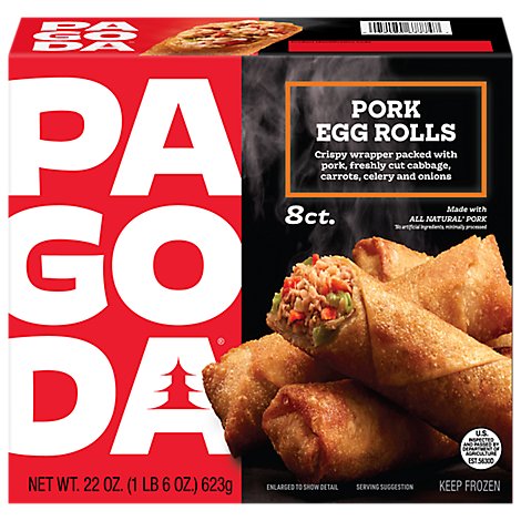 Pagoda Express Egg Roll Pork - 22 Oz