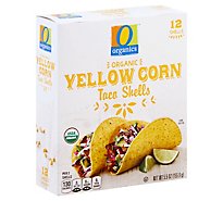 O Organics Taco Shells Yellow Corn 12 Count - 5.5 Oz