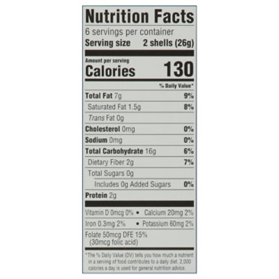 O Organics Taco Shells Blue Corn 12 Ct - 5.5 Oz - Image 3