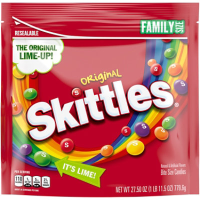 Skittles Candy Original Family Size - 27.5 Oz