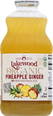 Lakewood Juice Pnappl Gngr Org - 32 Fl. Oz. - Image 2