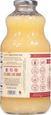 Lakewood Organic Juice Fresh Pressed Pure Lemon - 32 Oz - Image 6