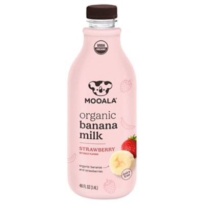 Mooala Organic Bananamilk Strawberry - 48 Fl. Oz. - Image 1