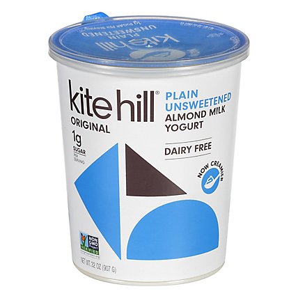 Kite Hill Yogurt Artisan Almond Milk Plain Unsweetened - 32 Oz - Image 3