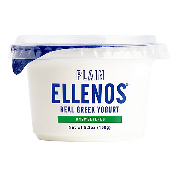 Ellenos Yogurt Greek Plain Unsweetened - 5.3 Oz