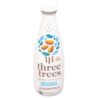 Three Trees Almond Milk Unswt Orig Og - 28 Oz - Image 2