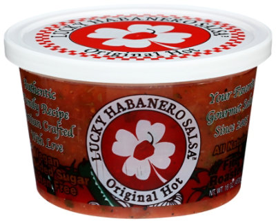 Lucky Habanero Hot Salsa - 16 Oz - Image 1