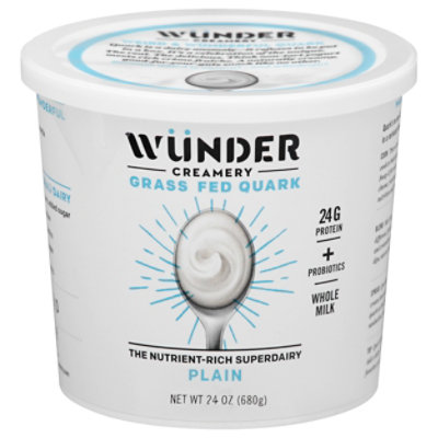 Wunder Creamery Quark Grass Fed Plain - 24 Oz - Image 3