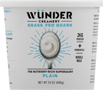 Wunder Creamery Quark Grass Fed Plain - 24 Oz - Image 2