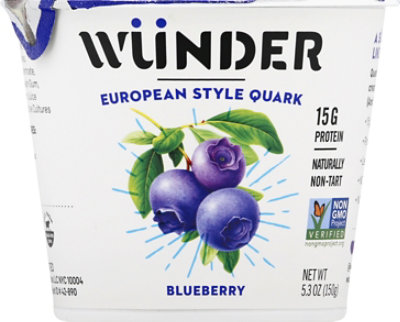 Wunder Creamery Quark Grass Fed Blueberry - 5.3 Oz - Image 2