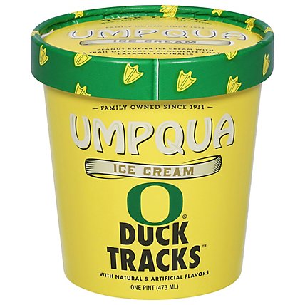 Umpqua Dairy Ice Cream Duck Tracks 1 Pint - 473 Ml - Image 1
