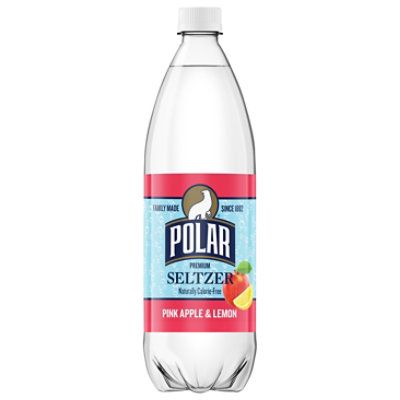 Polar Pink Lady Apple & Lemon Seltzer - 33.8 Fl. Oz. - Image 1