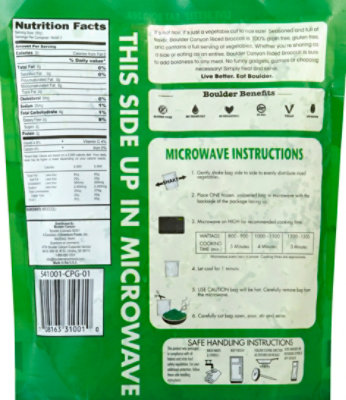 Boulder Canyon Riced Broccoli - 10 Oz - Image 3