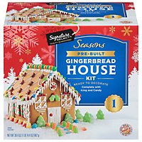 Signature Select Seasons Kit Gingerbread House Prebuilt - 30.4 Oz - Image 2