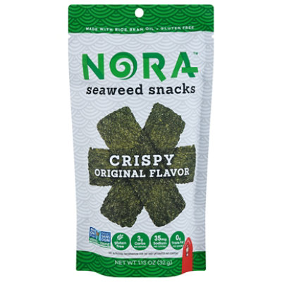 Nora Snacks Seaweed Crispy Original - 1.13 Oz - Image 3