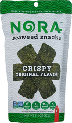 Nora Snacks Seaweed Crispy Original - 1.13 Oz - Image 2