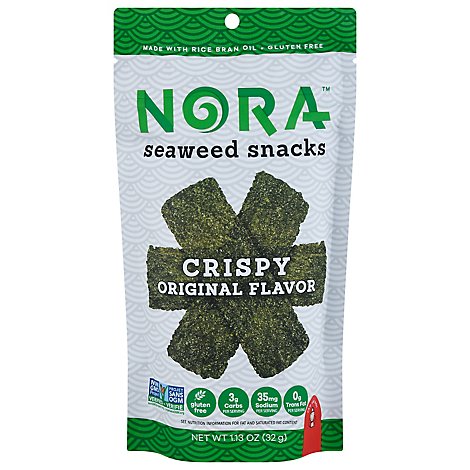 Nora Snacks Seaweed Crispy Original - 1.13 Oz