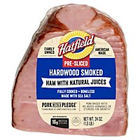 Hatfield 1/4 Pre-Sliced Ham Boneless - 1.5 Lb - Image 1