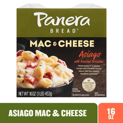 Panera Bread Vegetarian Asiago Mac & Cheese with Fire Roasted Tomatoes Microwave Meal - 16 Oz - Image 1