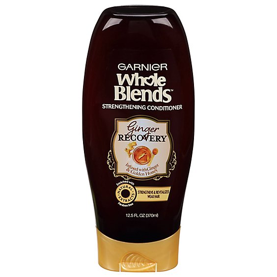 Garnier Whole Blends Conditioner Strengthening Ginger Recovery - 12.5 Fl. Oz.