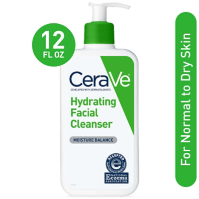 CeraVe Hydrating Facial Cleanser - 12 Fl. Oz. - Image 2