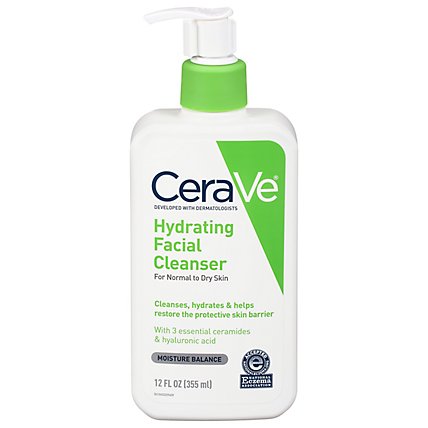 CeraVe Hydrating Facial Cleanser - 12 Fl. Oz. - Image 1