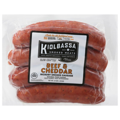 Kiolbassa shop beef sausage