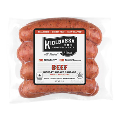 Kiolbassa Sausage Smoked Beef - 13 Oz - Image 4