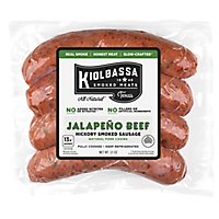 Kiolbassa Sausage Smoked Jalapeno Beef - 13 Oz - Image 1