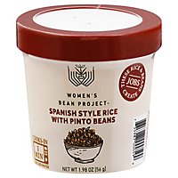 Womens Bean Project Meal Cup Spanish Style Rice With Pinto Beans - 1.98 Oz - Image 1