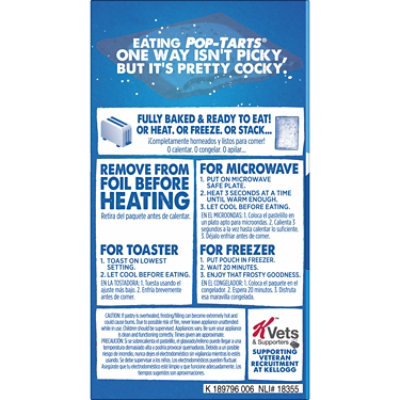 Pop-Tarts Toaster Pastries Frosted Sugar Cookie Holiday Snack Foods 12 Count - 20.3 Oz - Image 8