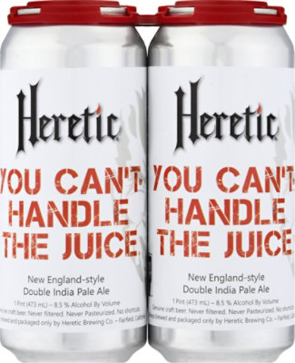 Heretic You Cant Handle The Juice In Cans - 4-16 Fl. Oz. - Image 2