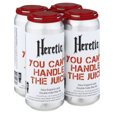 Heretic You Cant Handle The Juice In Cans - 4-16 Fl. Oz. - Image 1