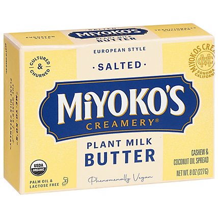 Miyokos Butter European Style Cultured Vegan - 8 Oz - Image 2