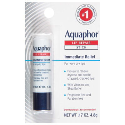 Aquaphor Lip Repair Stick Soothes Dry Chapped Lips - 0.17 Oz - Image 3