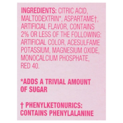 Starburst Drink Mix Singles To Go Low Calorie Strawberry All Pink 6 Count - 0.43 Oz - Image 5