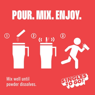 Starburst Drink Mix Singles To Go Low Calorie Cherry 6 Count - 0.59 Oz - Image 4