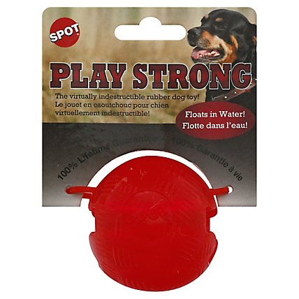 Spot Play Strong Ball Dog Toy - Each - Image 1