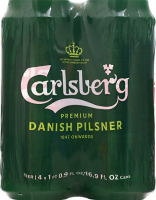 Carlsberg Beer Lager Cans - 4-16.9 Fl. Oz. - Image 4