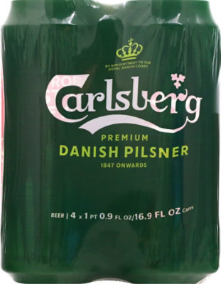 Carlsberg Beer Lager Cans - 4-16.9 Fl. Oz. - Image 2