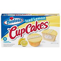 Hostess Iced Lemon Flavored Cup Cakes with Other Natural Flavors - 12.70 Oz - Image 2