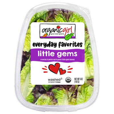 organicgirl Lettuce Little Gems Washed - 5 Oz