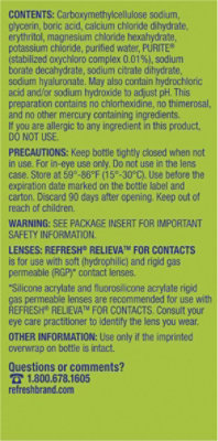 Refresh Relieva For Contact Lenses Lubricant Eye Drops - 0.27 Fl. Oz. - Image 6