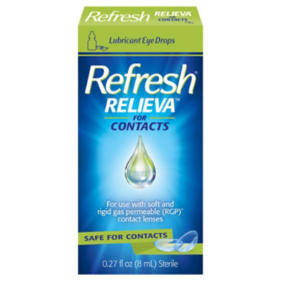 Refresh Relieva For Contact Lenses Lubricant Eye Drops - 0.27 Fl. Oz. - Image 1