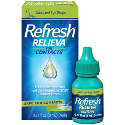 Refresh Relieva For Contact Lenses Lubricant Eye Drops - 0.27 Fl. Oz. - Image 2