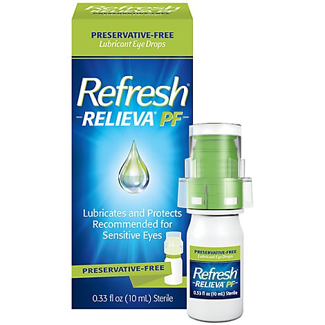 Refresh Relieva PF Eye Drops Lubricant - 0.33 Fl. Oz.